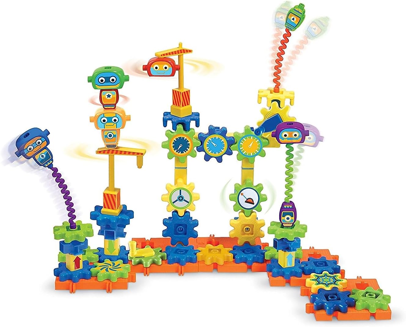 Learning Resources Gears! Gears! Gears! Space Explorers Building Set - 77 Pieces, Ages 4+, STEM Activities, Fine Motor Skills, Toddler Explorer Kit, Science and Construction, Boys and Girls Gifts