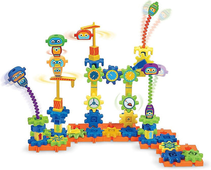 Learning Resources Gears! Gears! Gears! Space Explorers Building Set - 77 Pieces, Ages 4+, STEM Activities, Fine Motor Skills, Toddler Explorer Kit, Science and Construction, Boys and Girls Gifts