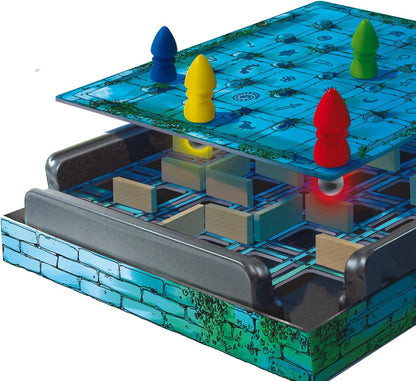 Devir - The Magic Labyrinth Board Game, Family Memory & Maze Game with Magnetic Mechanism, Kids Strategy Game for Kids and Families, Ages 6+, 2–4 Players, 30 Playtime