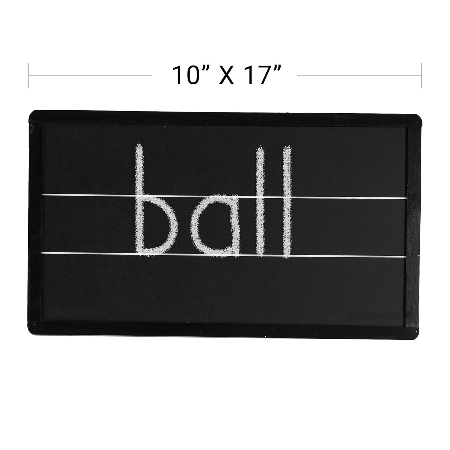 Learning Without Tears, Double Line Blackboard, Age 4+, Pre-K, Handwriting Without Tears, 11" Tall Chalkboard, School & Home, Wet-Dry-Try, Sensory & Motor Skills