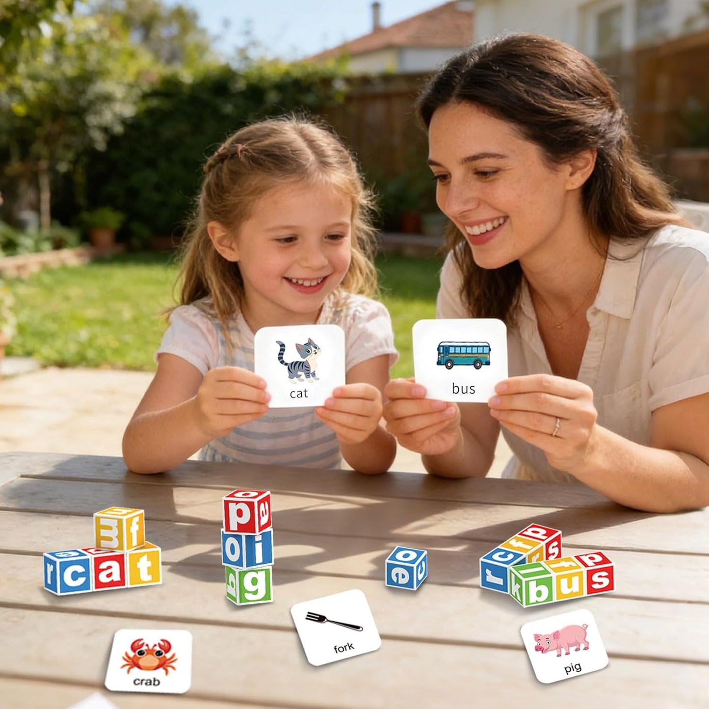Matching Game for Kids Ages 4-8 8-12, 2 Player Family Board Games with 50 Challenge Cards, Pattern Recognition Block STEM Toys, Brain Teaser Puzzles for Adults & Teens