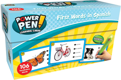 Teacher Created Resources Power Pen Learning Cards: First Words in Spanish Grades K+ (TCR6726)
