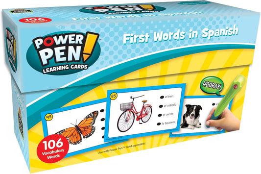 Teacher Created Resources Power Pen Learning Cards: First Words in Spanish Grades K+ (TCR6726)