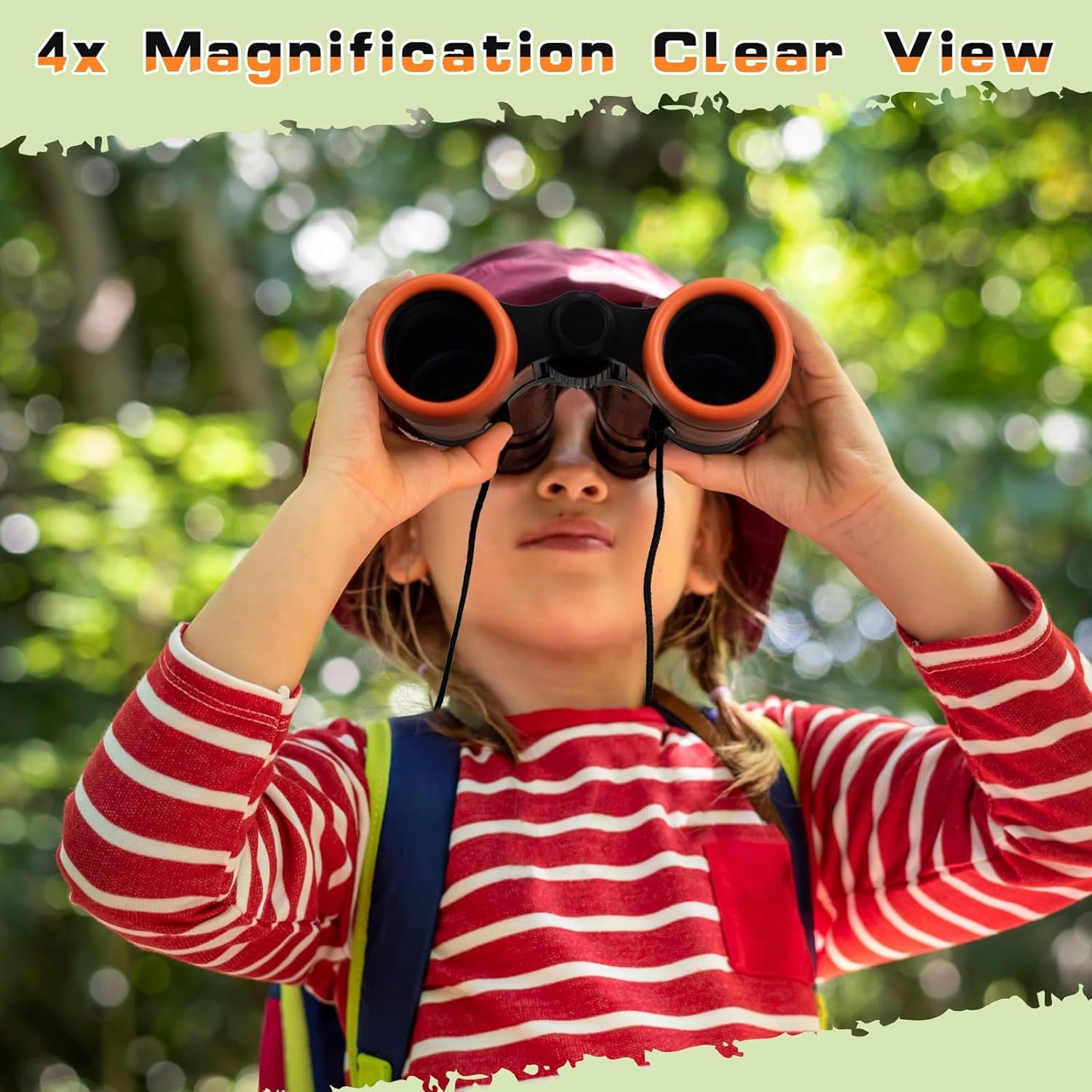 Foilswirl 12 Pack Kid Binoculars Shockproof Mini Compact Binoculars Toys for Girls Boys Small Folding Telescope for Bird Watching Educational Learning Camping Birthday Gifts