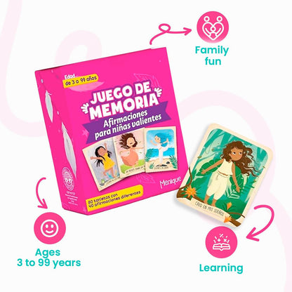 Menique Wild Animals Memory Matching Game – 80 Cards (40 Pairs) with Real Photos – Includes Educational Booklet with Animal Facts – Fun & Cognitive Game for Kids and Adults