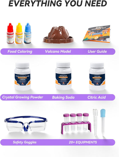 Melican 60+ Science Experiment Kit for Kids Ages 8+, STEM Educational Science Gifts for Kids, First Science Kit for Boys Girl Birthday