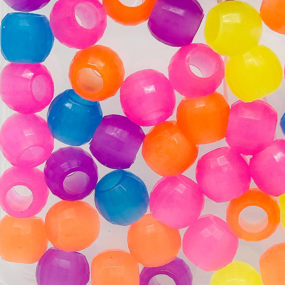 DONNA Kids Jellyish Disco Ball Hair Beads – 14mm Soft-Feel Silicone Beads for Braids, Ponytails & Styling, Tangle-Free Hair Accessories for Girls, 1 Pack (Brown Mix)