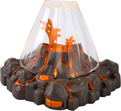 Animagic Aqua Dragons Volcano | Build an Aquatic Ecosystem, Watch Prehistoric Pets Hatch & Grow | Science Kit with LED Light-Up Tank | Includes Exclusive RED Aqua Dragons | Ages 6+