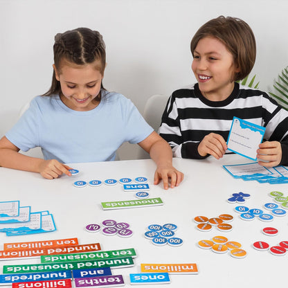 246 PCS Display Magnetic Place Value & Discs Set - Place Value Manipulatives, Magnets, Magnetic Place Value Disks Chips, Magnetic Base 10, Magnetic Math Base Ten Manipulatives - Simply Magic