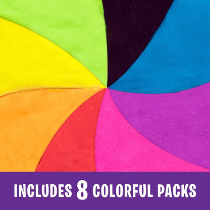 Educational Insights Playfoam Sand 8-Pack - Preschool Sensory Toys for Kids 3-5, Non Toxic Play Sand Kit for Toddlers, Classroom and Home Sensory Bin Filler, Mess Free Slime Alternative