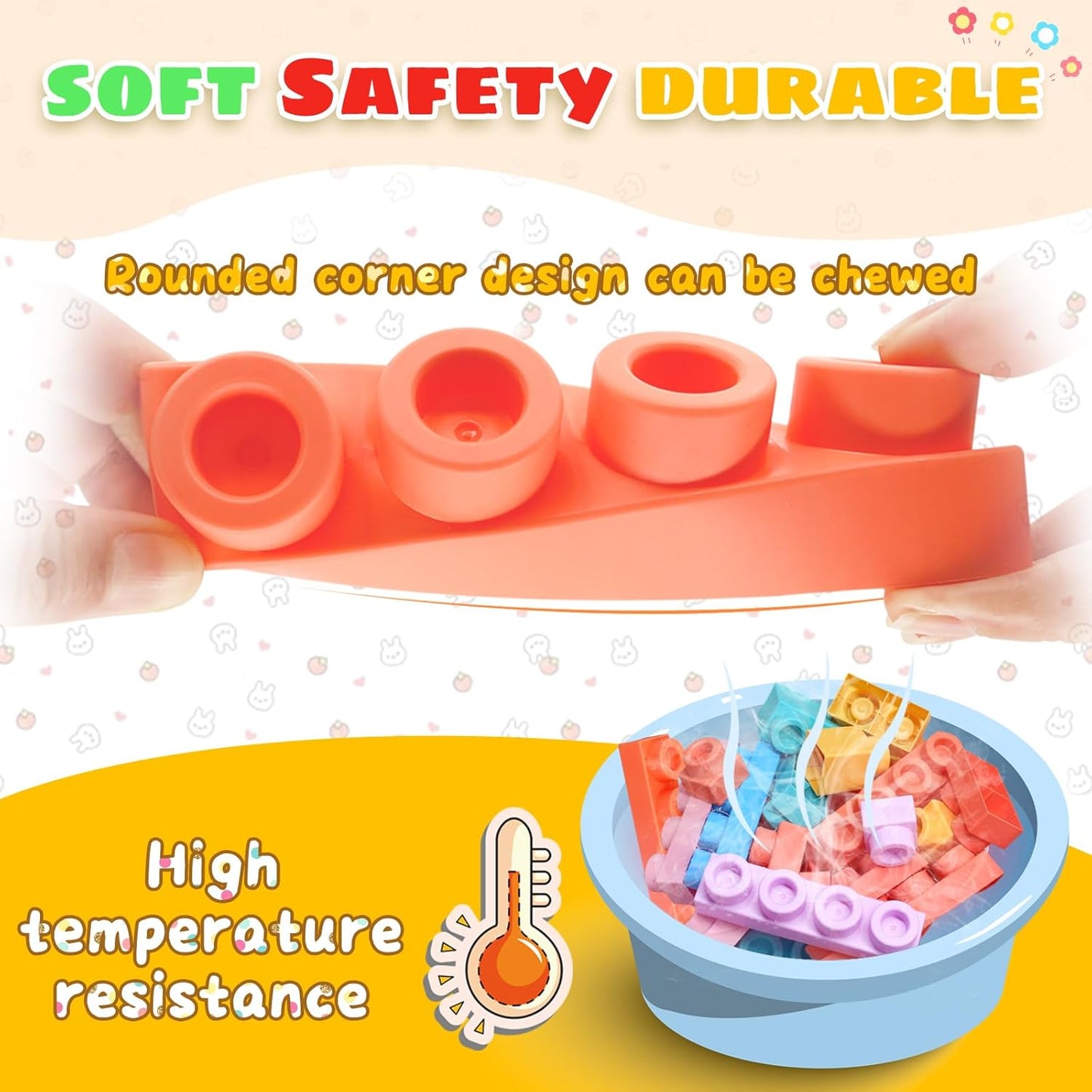 78 Pcs Top STEM Soft Building Block Sets for Kids Aged 18 months to 6 years.Mega Blocks for Baby.Large Construction Stacking Block Toys for Toddler to Improve Imagination、Creativity、Hands-on Ability