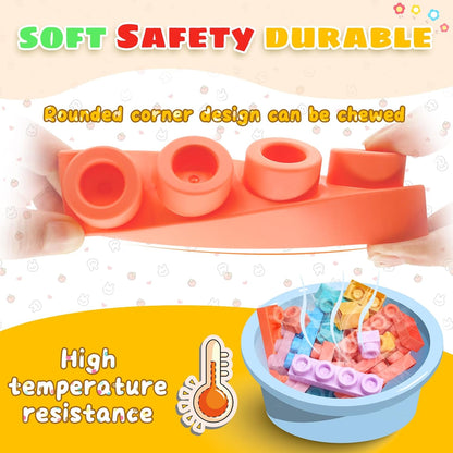 78 Pcs Top STEM Soft Building Block Sets for Kids Aged 18 months to 6 years.Mega Blocks for Baby.Large Construction Stacking Block Toys for Toddler to Improve Imagination、Creativity、Hands-on Ability