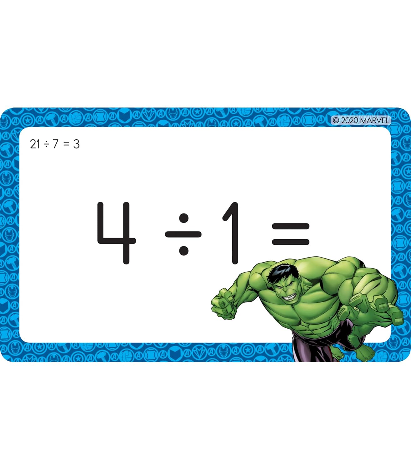 Marvel Division Flash Cards for Kids Ages 8+, Division Flash Cards for 3rd Grade, 4th Grade, and 5th Grade, Division Facts and Problems, Math Flash Cards Division Numbers 0-12