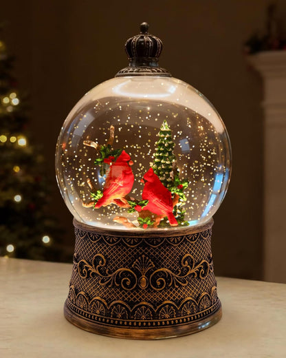 Extra Large Christmas Snow Globes Christmas Lantern, 12.99" Musical Snow Globe with 8 Songs, Santa Snowglobe for Kids Adults, 6H Timer Dual Power, Lighted Christmas Decorations Indoor Gifts