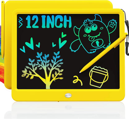 TEKFUN LCD Writing Tablet for Kids, 10-inch Coloring Drawing Pad, Mess Free Doodle Board, Airplane Travel Toys for Boys and Toddlers, Road Trip Essentials, Gifts for 3 4 5 6 7 8 Year Old Girls(Blue)