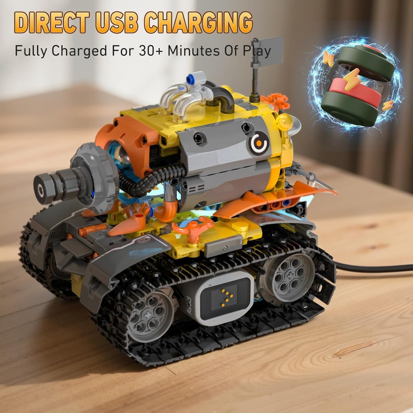 5in1 STEM Robot Building Kits for Kids 6-12, App & Remote Control STEM Dinosaur Tank Robot Building Toys for Kids, 890Pcs DIY Science Building Sets, Erector Sets for Boys Girls Birthday Xmas Gifts