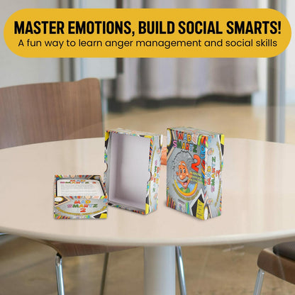 Thought-Spot Mad Smartz Anger Management & Social Skills Game for Kids & Teens | Impulse Control & CBT Tool for Emotional Regulation | for Home, School, or Therapy | Autism & ADHD Must-Have