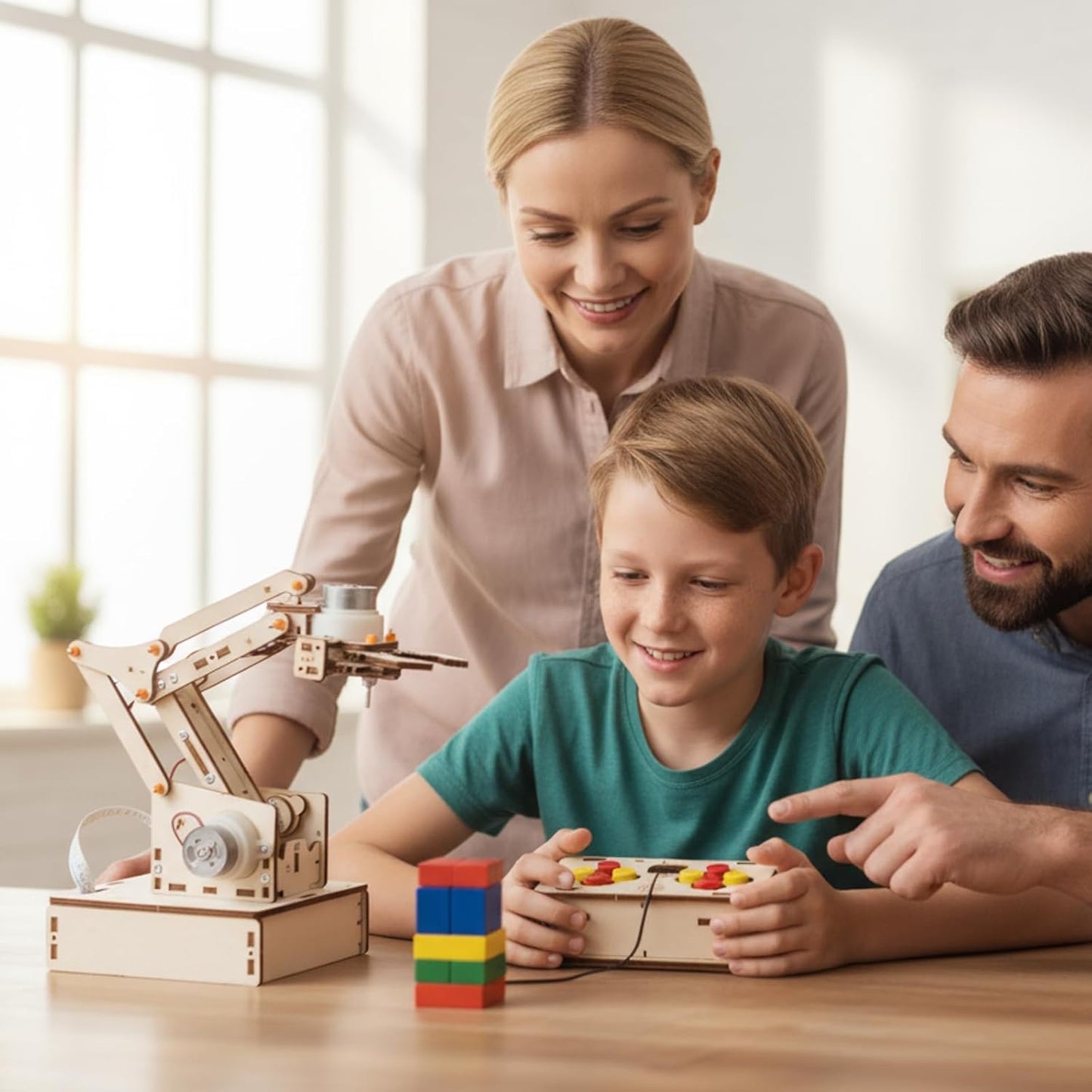 Robot Arm Kits Robotics for Kids Ages 8-12-14-16 Teens Adults STEM Toys Building Engineering 9 10 11 13 14 15 16+ Year Old Boys Grils Gifts DIY Craft Science Project Circuit Activities Mechanical Hand
