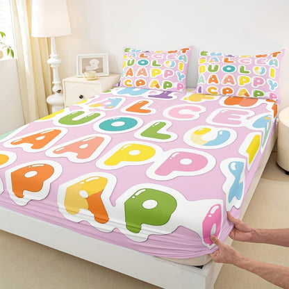 Chemistry Bed Sheets for Kids Teens Girls Boys,Chemical Experiment Fitted Sheet Twin,Science Themed Sheets for Math Lovers,Chemistry Lab Bedding Set,White and Black