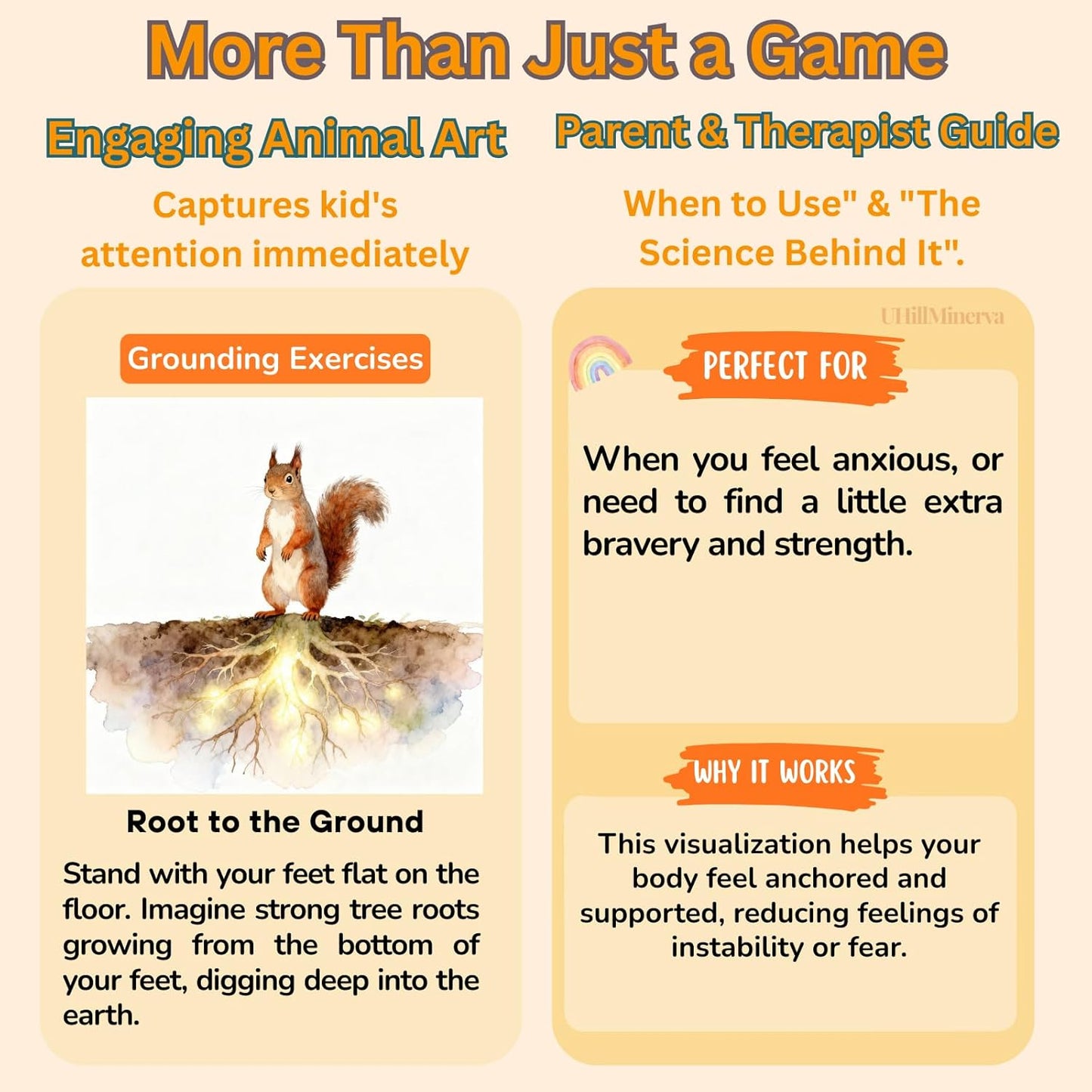 Somatic Therapy Cards for Kids, 52 Mindfulness & Emotional Regulation Activities for Calm, Focus, Coping Skills - Social Emotional Learning Tools for Parents, Therapists, Ages 6–12, Calm Down Corner