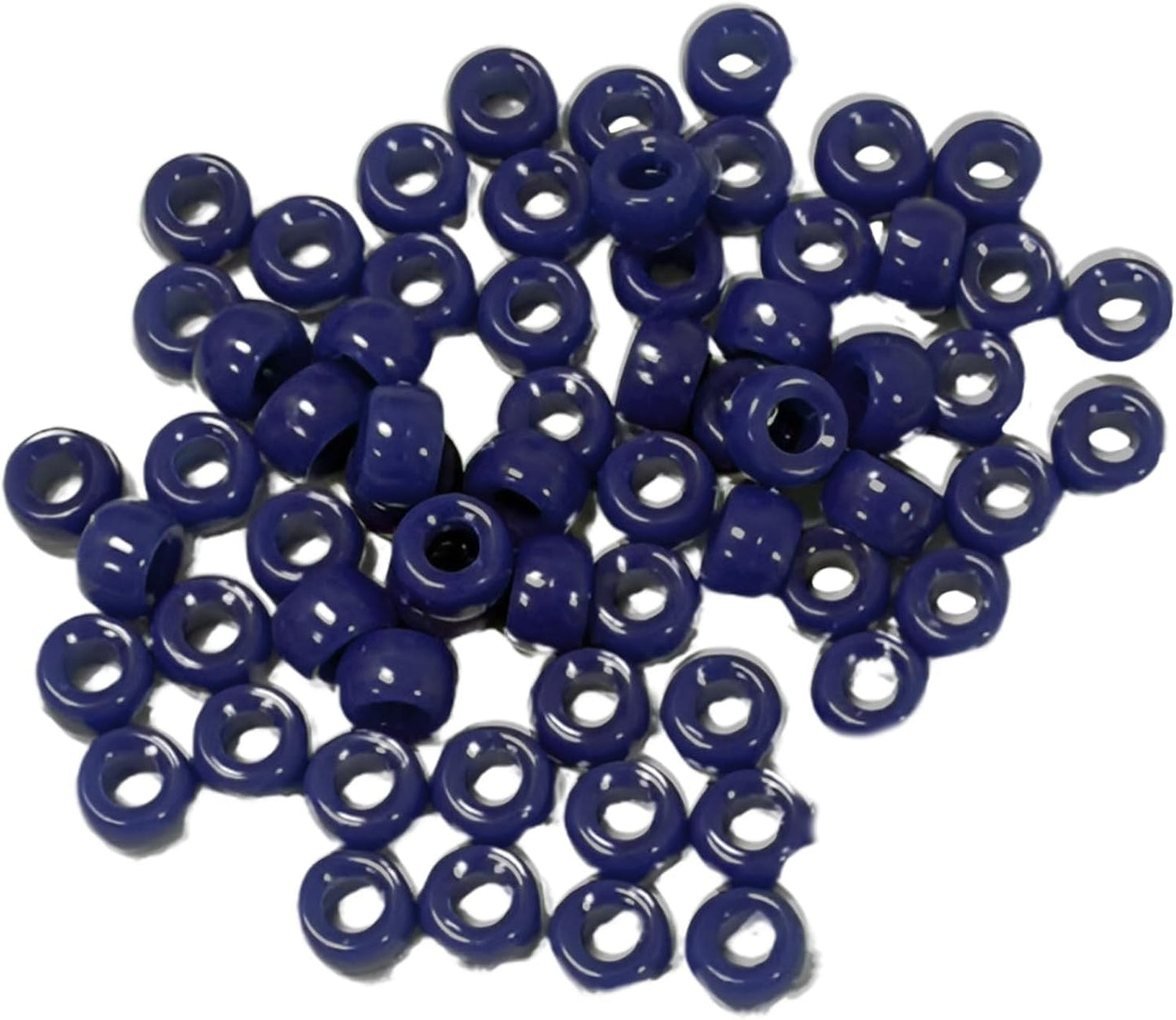JOLLY STORE Crafts - Mini Pony Beads, Easy-to-Use Reusable Jewelry-Making/Bracelet Beads for Art, Craft Decorations & More, 6.5 x 4mm Beads, Crafted in The USA, Opaque Grey, 1000 pcs (Pack of 1)