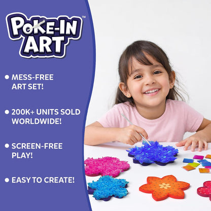 Skillmatics Poke-in Art - Magical Unicorn Dream Decor, Mess-Free Fun for Kids, DIY Wood Craft Kits, Screen-Free Activity, Gifts for Ages 4, 5, 6, 7, 8, 9