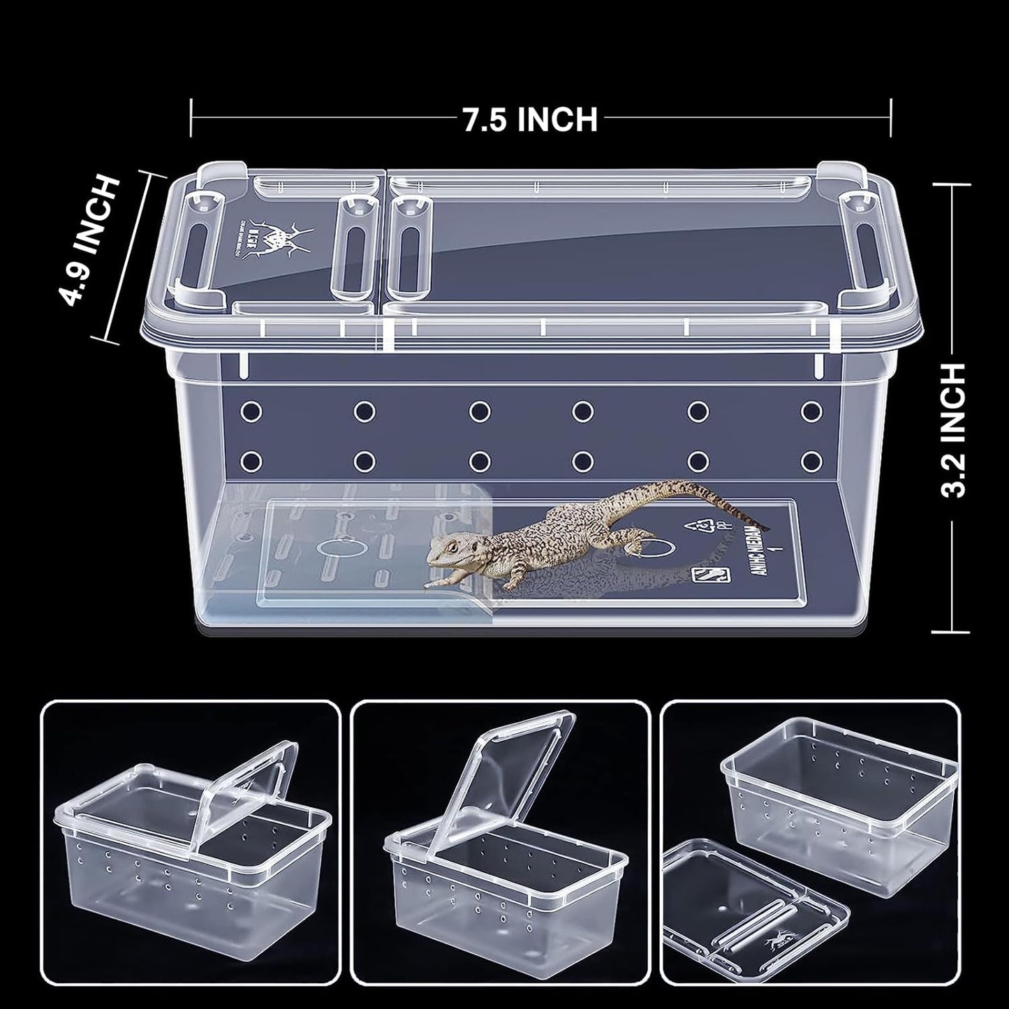 Critter Keeper Ant Farm Cane Toad Trap Little Live Pets Bug Catcher Kit for Kids Frog Habitat Turtle Tank Reptile Terrariums Lizard Cage Fish Bowl Beach Aquarium Catch and Release