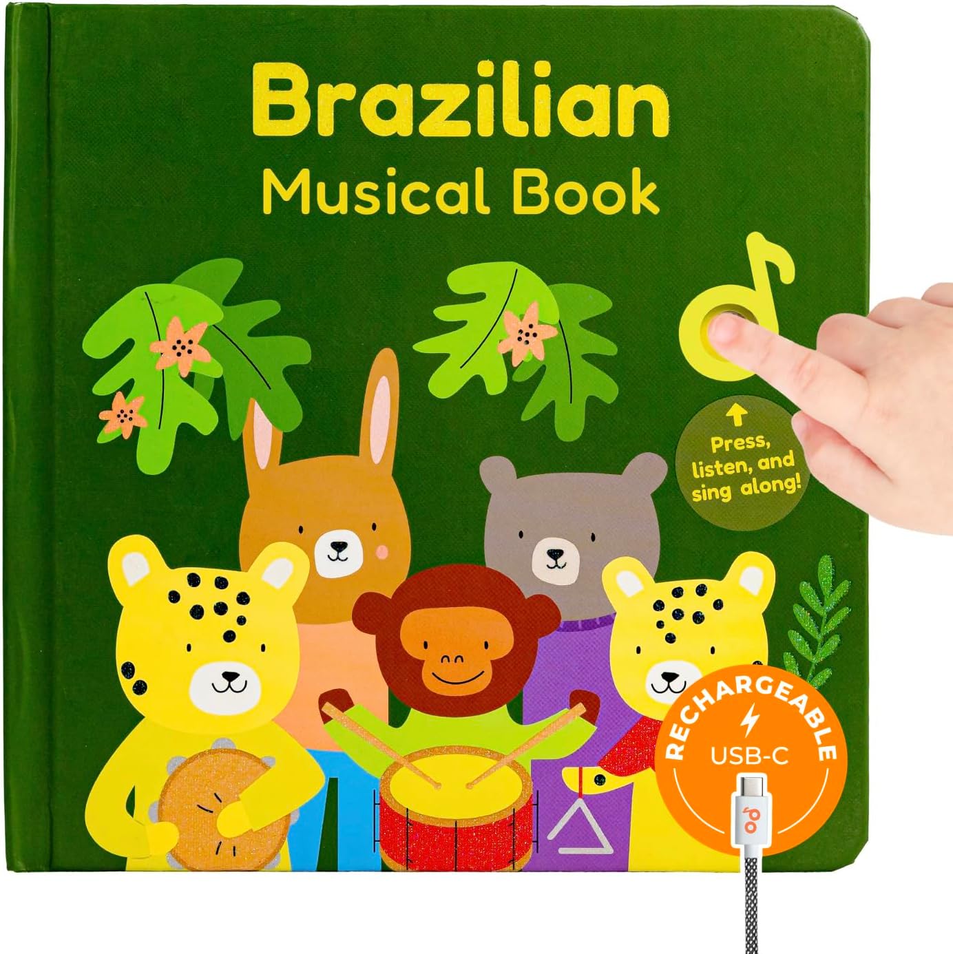Cali's Books French Nursery Rhymes | New Rechargeable Sound Books | Sound Book for Toddlers 1-3 | Bilingual Books for 1 Year Old | | French Baby Book