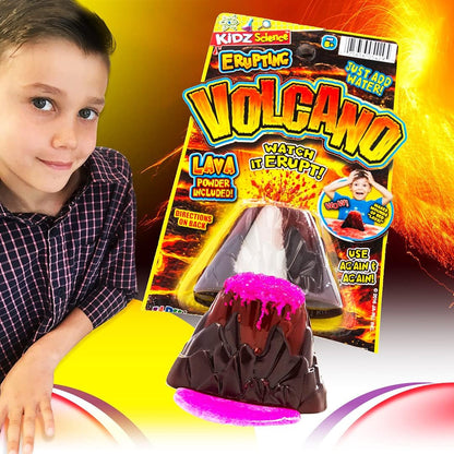 2Chill Small Erupting Volcano Toy (6 Pack) Kids Volcano Science Kit, Educational STEM Toy, Science Experiment Set, Classroom Prizes & Birthday Party Favors. 5429-6