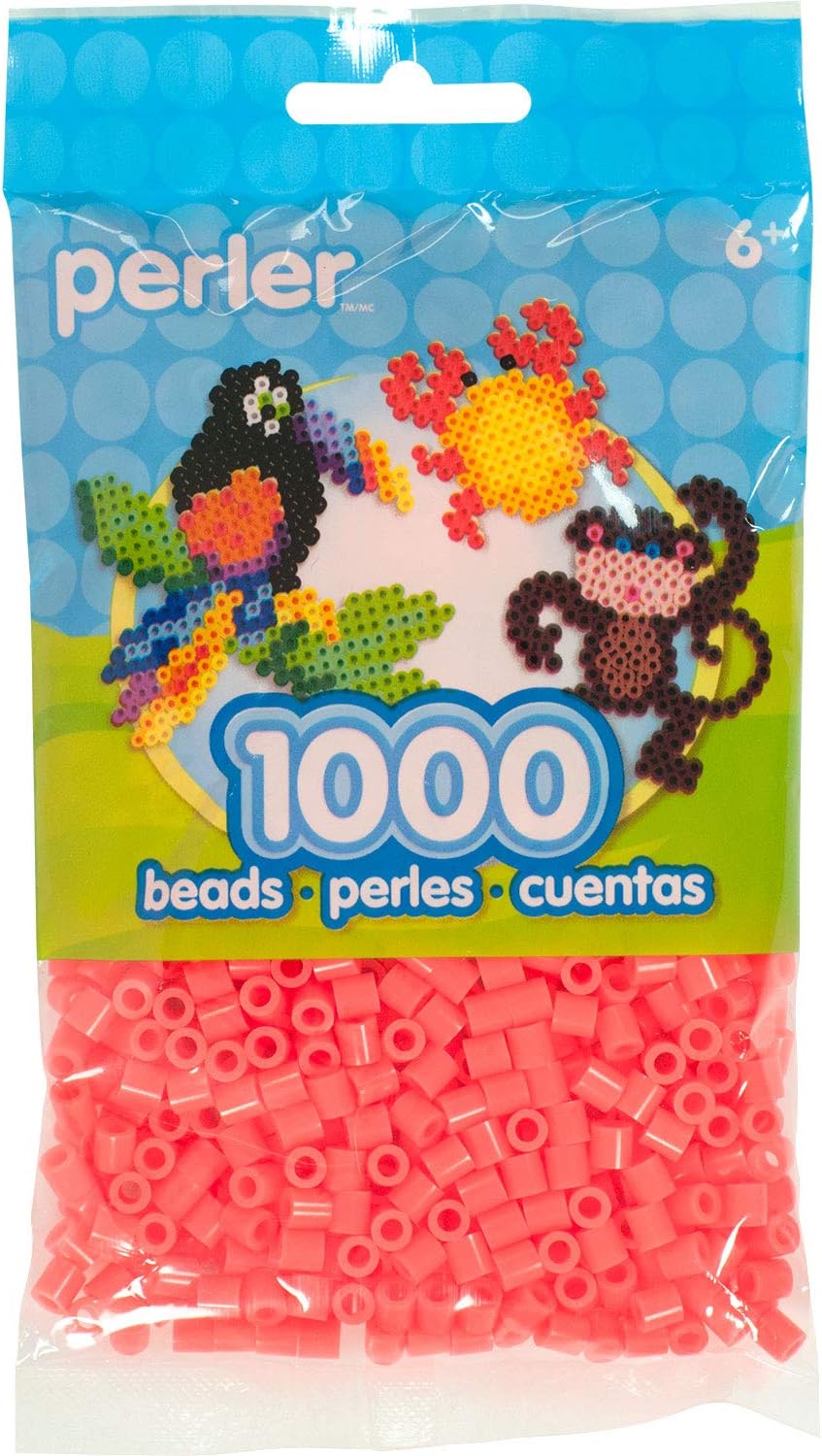Perler Beads Fuse Beads for Crafts, 1000pcs, Yellow
