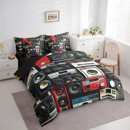 Erosebridal Chemical Equation Bed in a Bag Queen Comforter Set 7 Piece,Chemistry Bedding Sets Science Students Learning Gift Sheet Set with Comforter,Molecular Formula Education Bed Set - Colors B