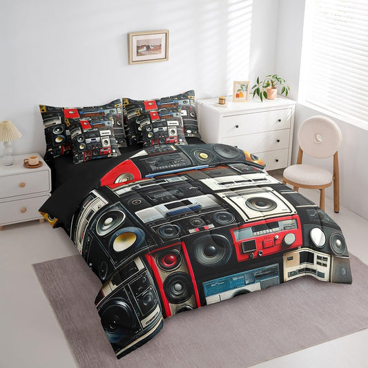 Erosebridal Chemical Equation Bed in a Bag Queen Comforter Set 7 Piece,Chemistry Bedding Sets Science Students Learning Gift Sheet Set with Comforter,Molecular Formula Education Bed Set - Colors B