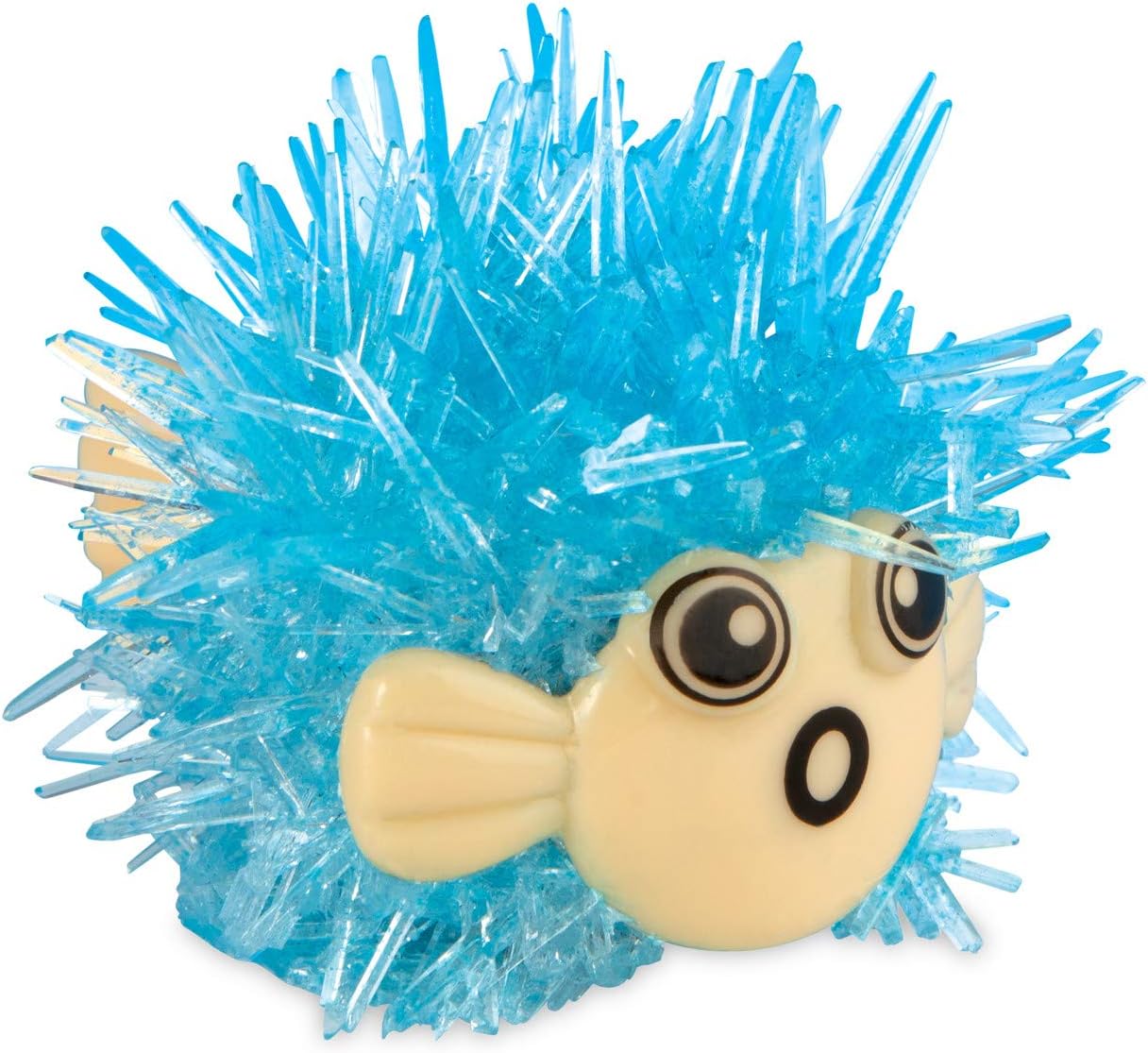 MindWare Crystal Growing Kits: Puffer Fish Set of 2 – Cute DIY Crystal Growing Kits for Kids & Teens – Funky mini Science Experiment in an 8pc kit – Crystals Grow in 24 Hours