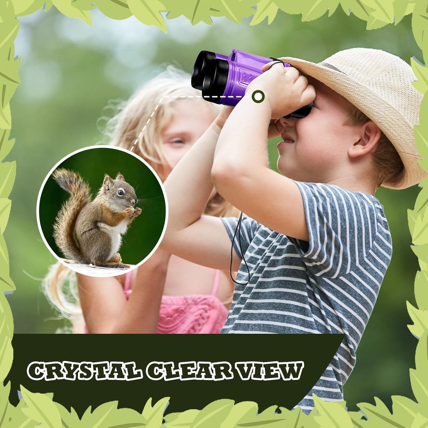 Libima 24 Pcs Binoculars Bulk Educational Compact Binoculars with Neck String Telescope for Learning Bird Watching Camping Hiking Travel Safaris Birthday Gifts(Green)