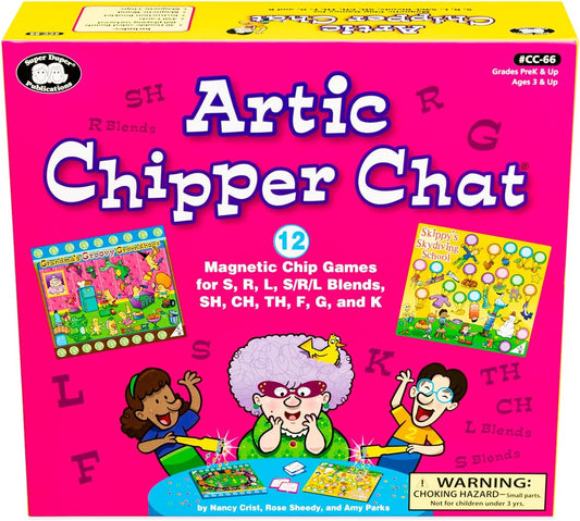 Artic Chipper Chat Magnetic Game - Super Duper Educational Learning Toy for Kids