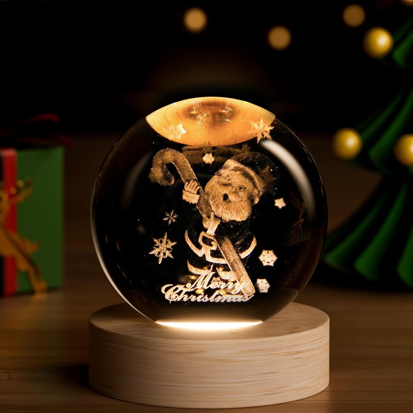 3D Solar System Crystal Ball, 2.4in Universe Gifts Decorative Quartz Glass Ball, Space Laser Engraved Model Astronomy Decor, Physics Display Sculpture Home Decor Crafts for Friends Mom Women Boys