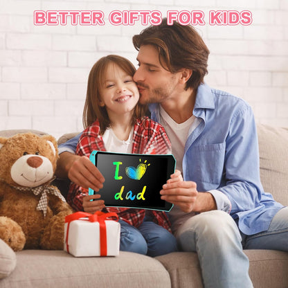 cimetech Toddler Girl Gifts, LCD Writing Tablet 2 Pack, Kids Toys for 3 4 5 6 Year Old Boys, 8.5 Inch Drawing Pad Painting Coloring Books, Travel Essentials Activities, Birthday Gifts Toddler Age 1-3