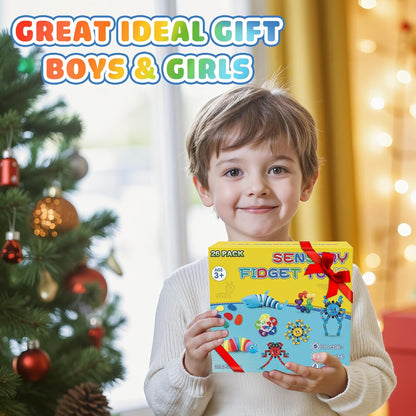 Fidget Sensory Toys for Kids Adults with Autism ADHD: 13 Pack Anxiety Relief Items Toy, Fun Classroom Prize & Travel Toys, Stress Relief Toy Gifts Party Favors for Kids