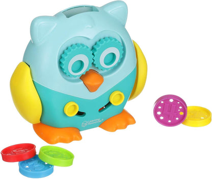 Learning Resources Hoot the Fine Motor Owl - 6 Pieces, Ages 18+ Months, Toddler Toys, Fine Motor and Sensory for Kids