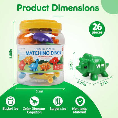 USATDD Matching Eggs for Toddlers Montessori Geometric Eggs Color & Shape Recognition Toy, Fine Motor Skills Shape Sorter Puzzle, Easter Eggs Toys Gifts for Kids, Easter Basket Stuffers