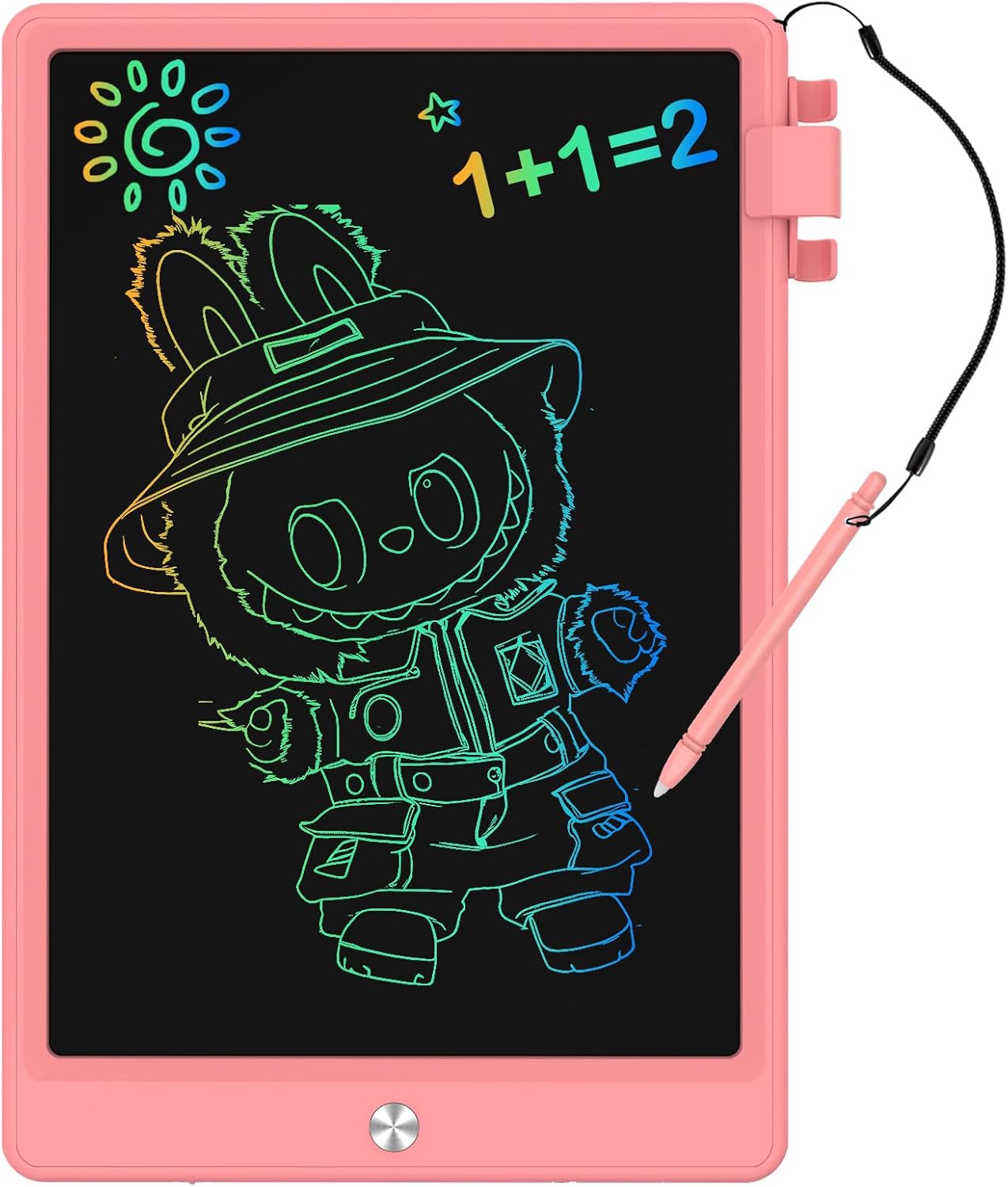 12.9 Inch LCD Writing Tablet for Kids, Colorful Toddler Doodle Board - Erasable Drawing Pad, Educational Learning Toy for Ages 3-8 - Valentine's Day Christmas Birthday Gifts (12.9 Inch, Blue)