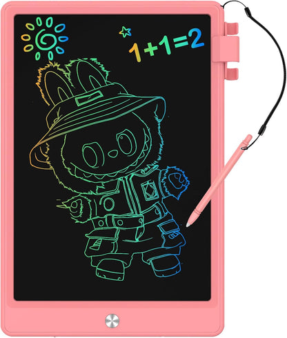 12.9 Inch LCD Writing Tablet for Kids, Colorful Toddler Doodle Board - Erasable Drawing Pad, Educational Learning Toy for Ages 3-8 - Valentine's Day Christmas Birthday Gifts (12.9 Inch, Blue)