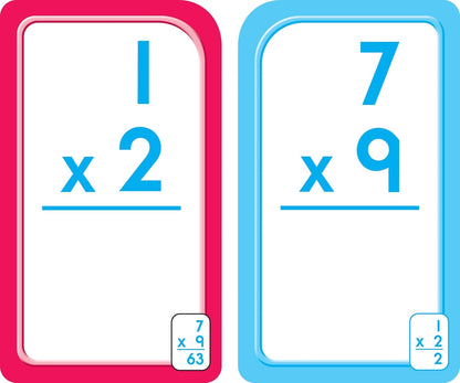 School Zone Spanish Multiplication 0-12 Flash Cards: 56 Cards, 3rd Grade, 4th Grade, Multiplicacion 0-12 Tarjetas Ilustrativas, Math, Bilingual, ESL, Language Immersion (Spanish/English Edition)