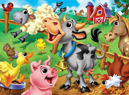MasterPieces – 48 Piece Jigsaw Puzzle for Kids 4+ Years, Pets with Googly Eyes, Educational and Fun Game, Gift Idea for Children, 19" x 14