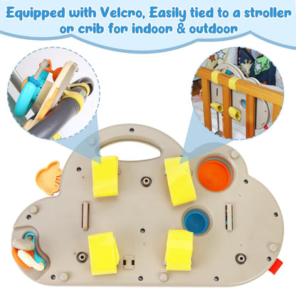 Caterbe Steering Wheel for Toddlers Toys, Baby Montessori Toy for Educational Gift