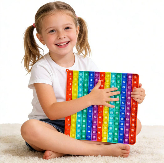 AK-SHIP Multiplication Game Table Bubble Toys Relieve Stress and Anxiety Multiplication Flash Cards 3rd Grade ducation Various Teaching Operations (Multiplication Table 12*12)