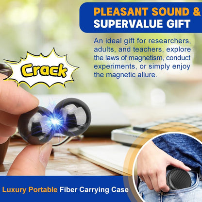 Fidget Magnet Toy for Adults, Magnet Hand Roller, Magnetic Toy for Men, Magnet Slime Ferrite Putty Office Desk Decorations, Gift for Science Kit 21 PCS