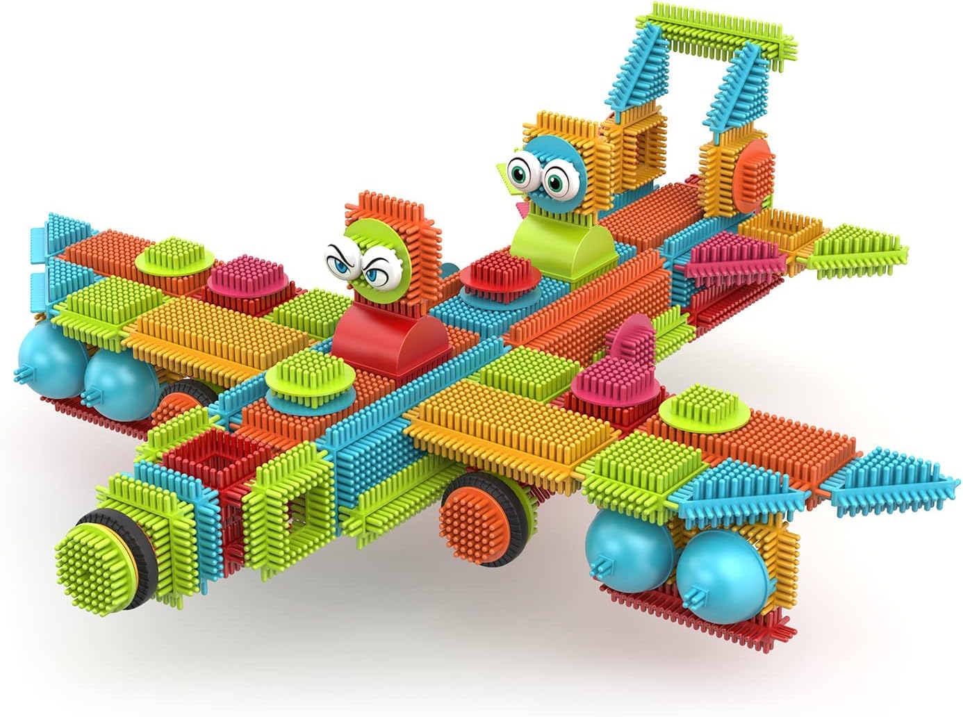 Contixo STEM Building Toys - 110 pcs Marble 3D Magnetic Run Tiles Learning Stacking Educational Building Blocks Set, Creativity Beyond Imagination, Inspirational, Recreational Toy for Kids