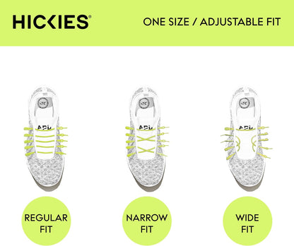 HICKIES No Tie Shoelaces – Elastic, Waterproof, Unisex Shoelaces for Adults, One Size Fits All for Sneakers & Running Shoes