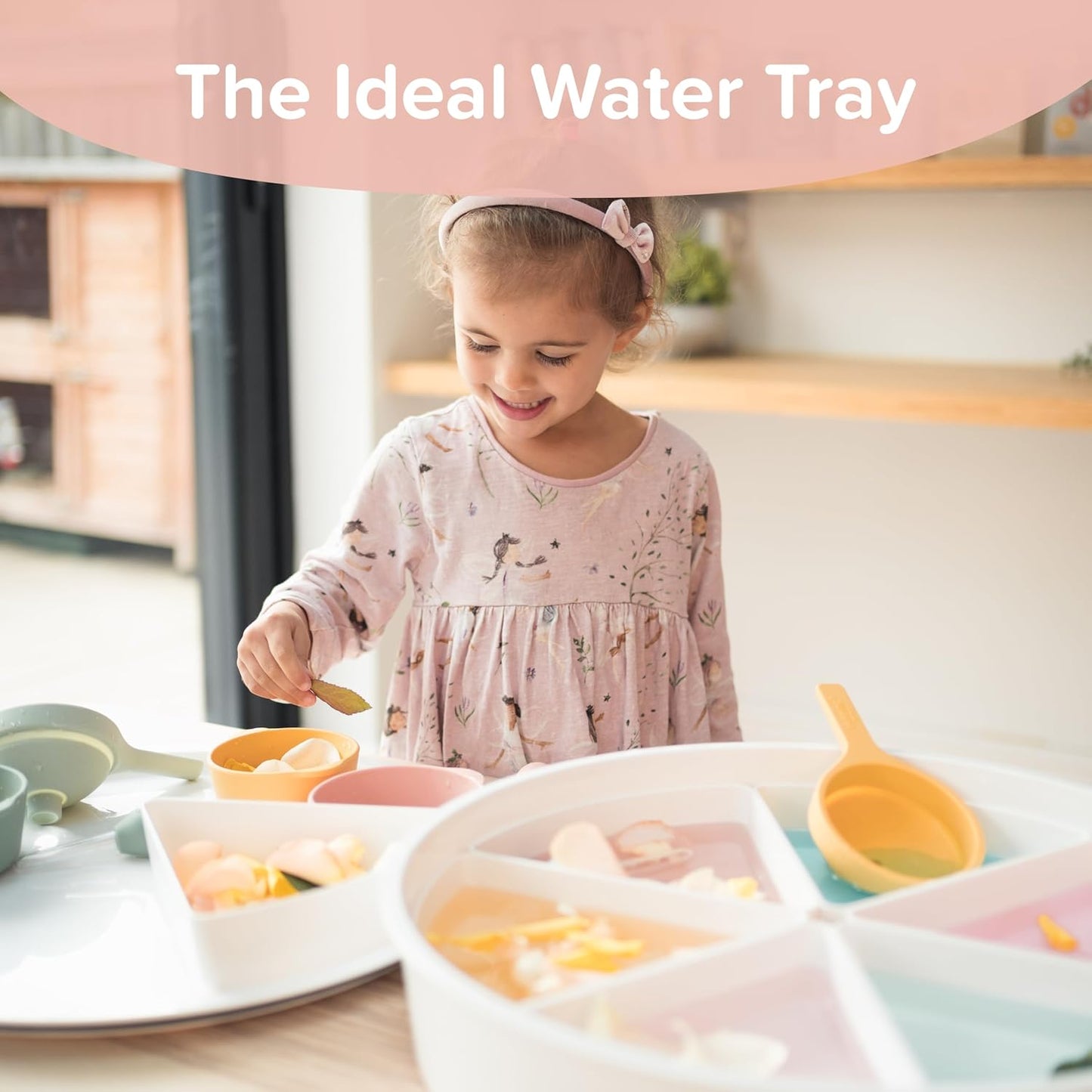 Inspire My Play Starter Bundle - Sensory Bin with Lid and Removable Storage Inserts